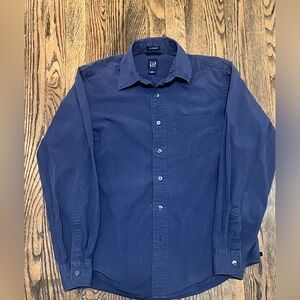 GAP Men's Button-Down Shirt - Deep Navy